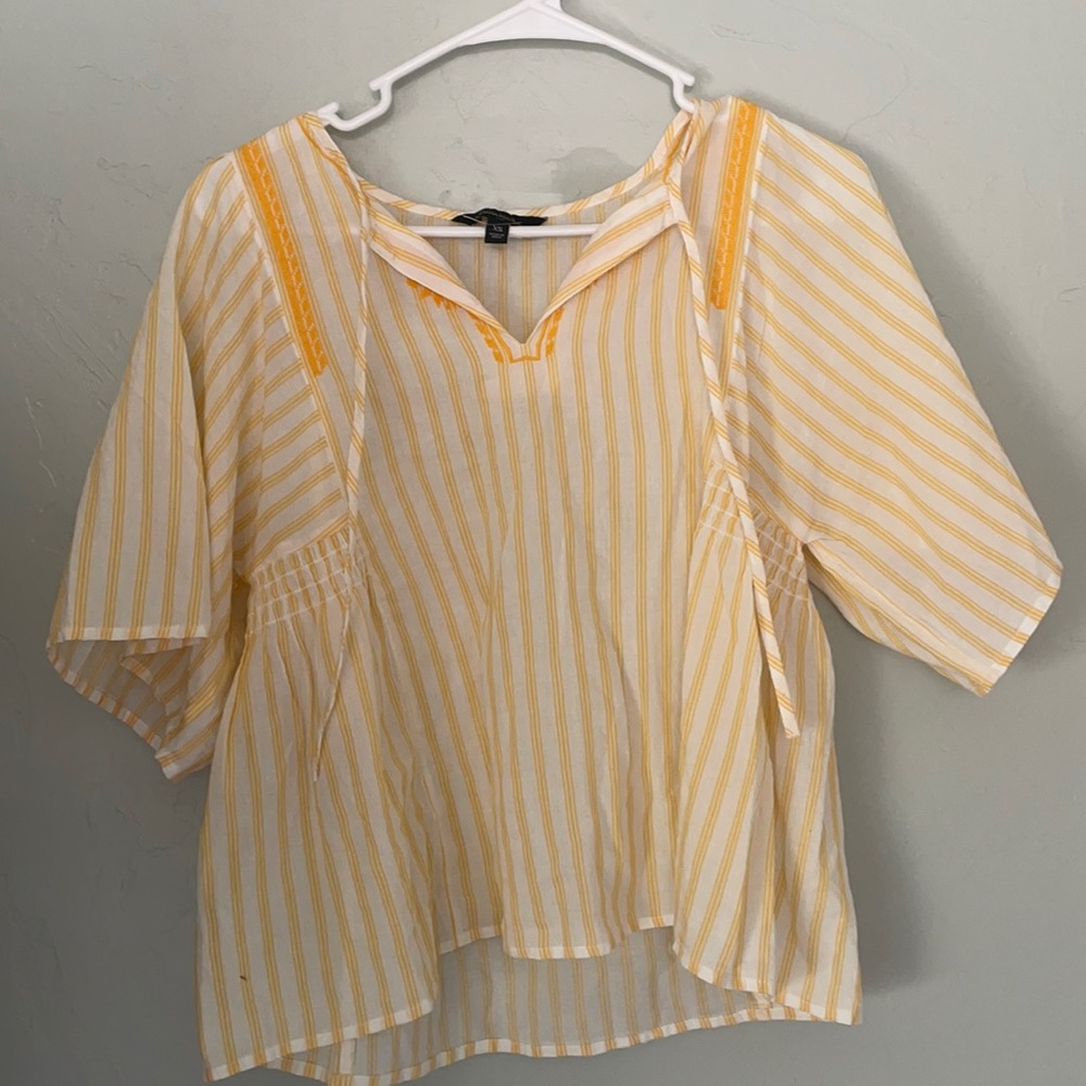 Banana Republic Yellow Blouse